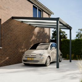 Pratt & Söhne Classic Carport Opal Polycarbonat 16 mm 3 x 3 m