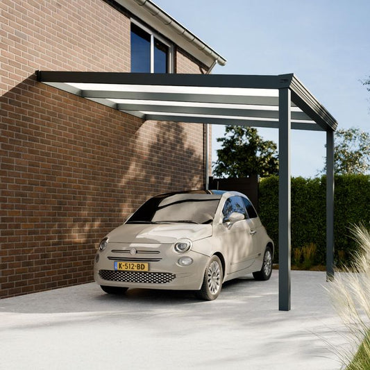 Pratt & Söhne Classic Carport Opal Polycarbonat 16 mm 3 x 3,5 m