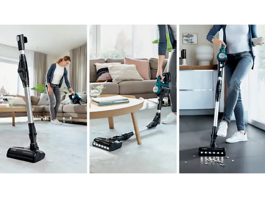 BOSCH Unlimited 7 BSS71125AH Akku-Staubsauger (Blue, Akkubetrieb, Akkulaufzeit: bis zu 35 min.)