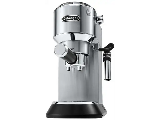 DE LONGHI Dedica Style EC685.M Espressomaschine (Silber, 1350 Watt, 15 bar)