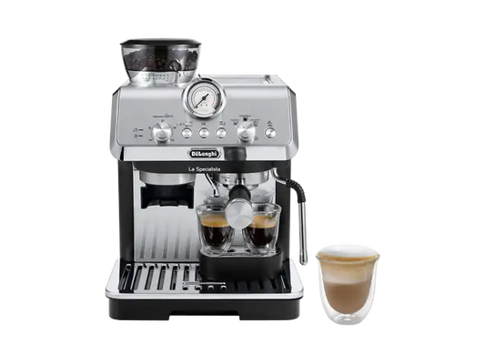 DE LONGHI La Specialista Arte EC9155.MB Espressomaschine (Edelstahl/Schwarz, Kegelmahlwerk, 1300 Watt, 15 bar)
