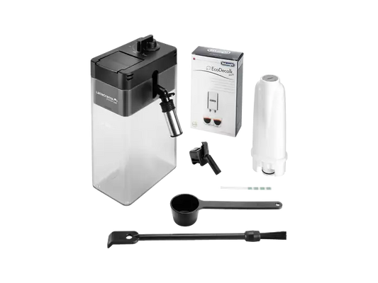 DE LONGHI PrimaDonna Soul ECAM610.55.SB Kaffeevollautomat (Silber/Schwarz, Flüster-Kegelmahlwerk, 19 bar, integrierter Milchbehälter)