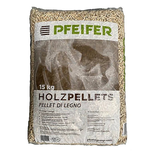 Pfeifer Holzpellets 66 Säcke 15kg ENplus A1 Zertifiziert Gesamt 990kg