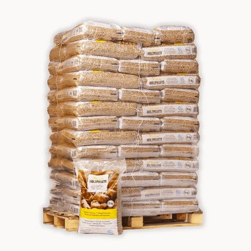 Premium Holzpellets ENplus A1 | 975 kg Palette – Reiner Holzbrennstoff für Pelletofen