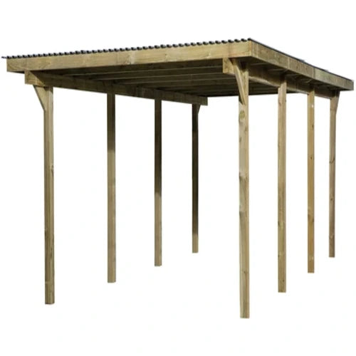 Weka Einzelcarport 606 Gr.2 300 x 600 cm