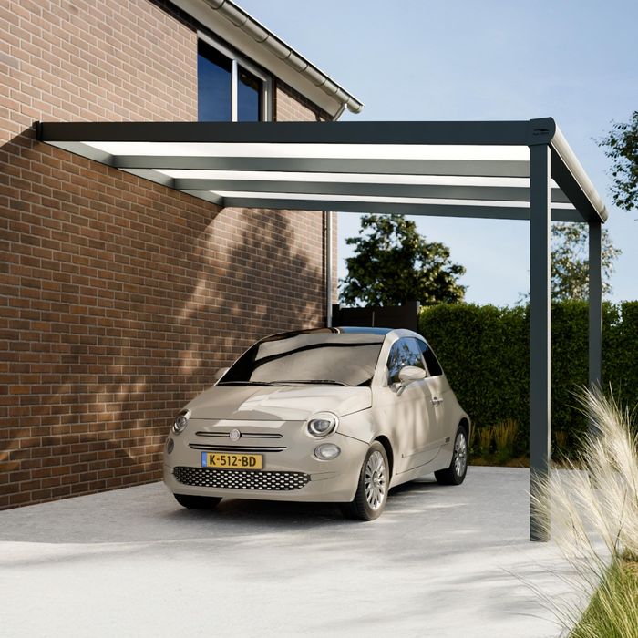 Pratt & Söhne Original Carport Opal Polycarbonat 16 mm 3 x 4 m