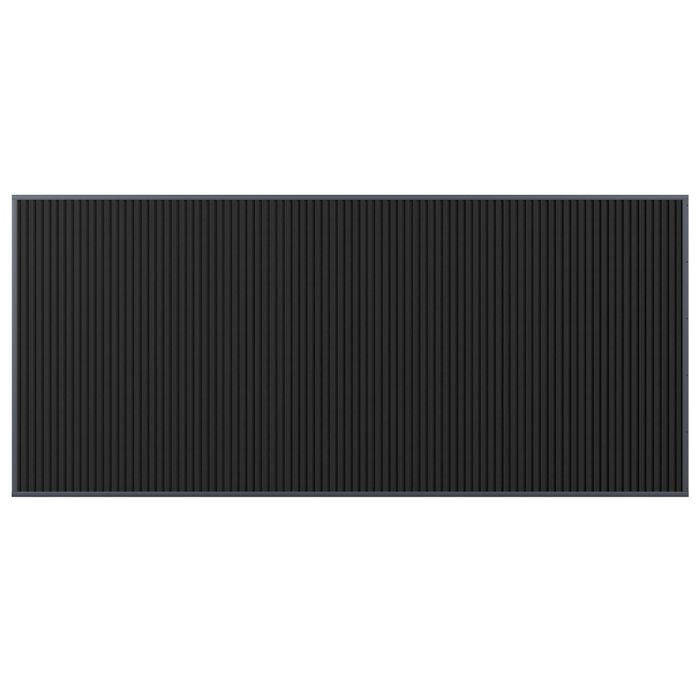 Rockford Carport Seitenwand 5,3 m mit geschlossener WPC Wand anthrazit
