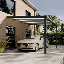 Pratt & Söhne Original Carport Opal Polycarbonat 16 mm 4 x 3,5 m