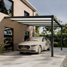 Pratt & Söhne Original Carport Opal Polycarbonat 16 mm 4 x 4 m