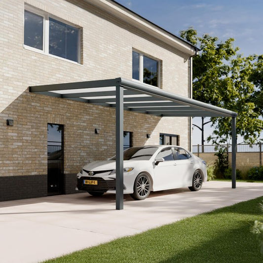 Pratt & Söhne Original Carport Opal Polycarbonat 16 mm 6 x 3 m