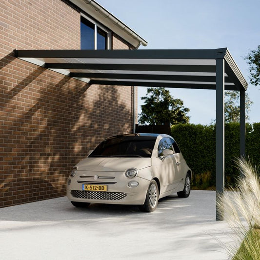 Pratt & Söhne Classic Carport Klar Polycarbonat 16 mm 3 x 4 m