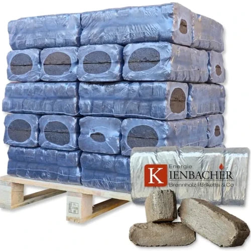 Energie Kienbacher Torfbriketts aus hochreinem Torf | 300 kg Palette (30 x 10 kg Packungen)