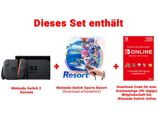 NINTENDO Switch 2 Konsole + Nintendo Switch Sports Resort-Set