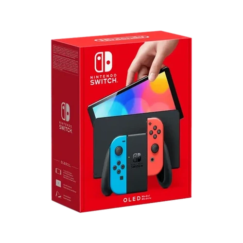 NINTENDO Switch (OLED-Modell) Neon-Rot/Neon-Blau