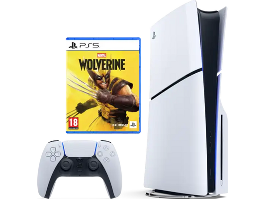 SONY PlayStation 5 Slim (Modellgruppe: Slim) 1 TB + Marvel's Wolverine