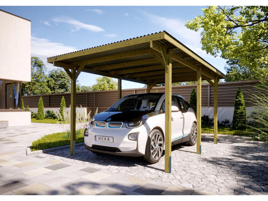 Weka Einzelcarport 606 Gr.1 300 x 500 cm