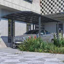 Pratt & Söhne carport Aluminium Polycarbonat dach 560 x 312 cm