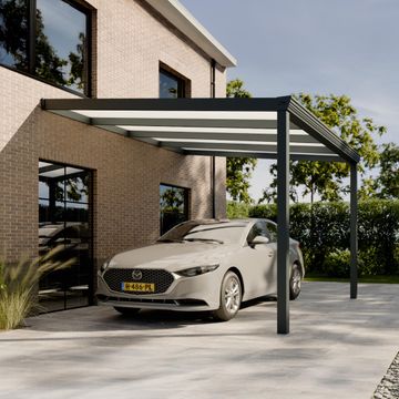 Pratt & Söhne Classic Carport Opal Polycarbonat 16 mm 4 x 3,5 m