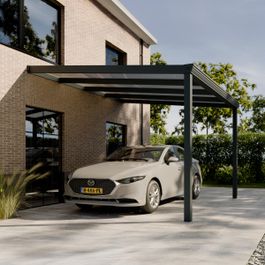 Pratt & Söhne Classic Carport Klar Polycarbonat 16 mm 4 x 3,5 m