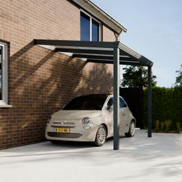 Pratt & Söhne Classic Carport Klar Polycarbonat 16 mm 3 x 2,5 m